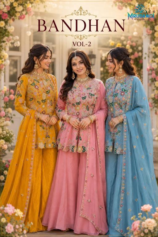 Mrudangi bandhan vol-2 pakistani salwar suits wholesale